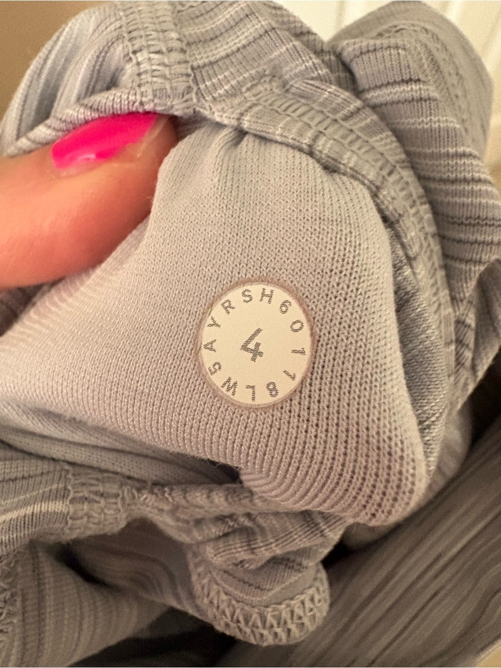 Lululemon Wunder Under High Rised Tight in grey melange ombré Sz 4 - Picture 5 of 5